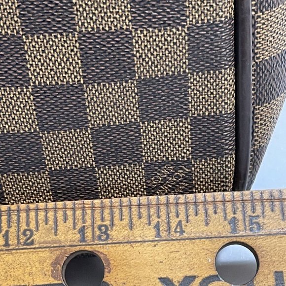 LOUIS VUITTON France 15" Damier Travel Compact Duffle Carryall Cabin Size Bag - Picture 10 of 12